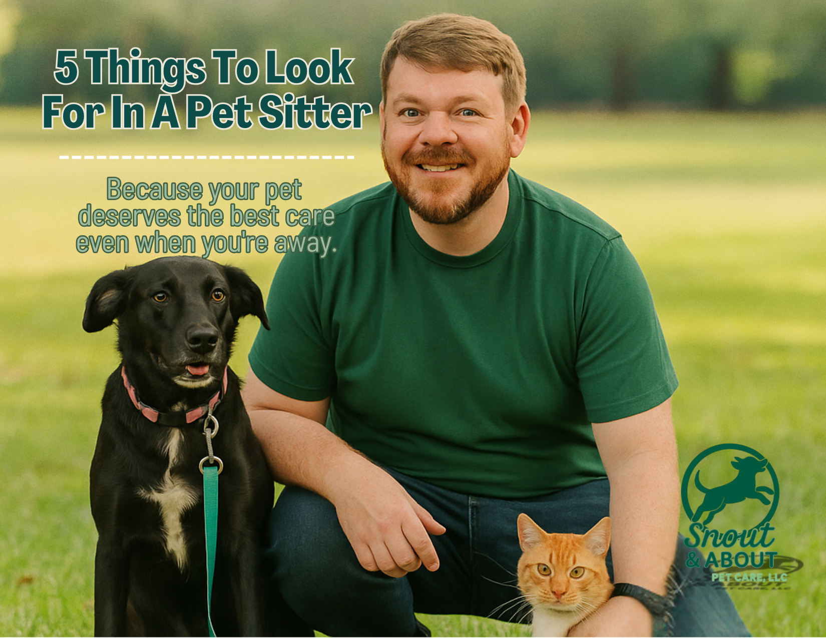 5 Things To Look For In A Pet Sitter, Because your pet deserves the best care even when you're away.